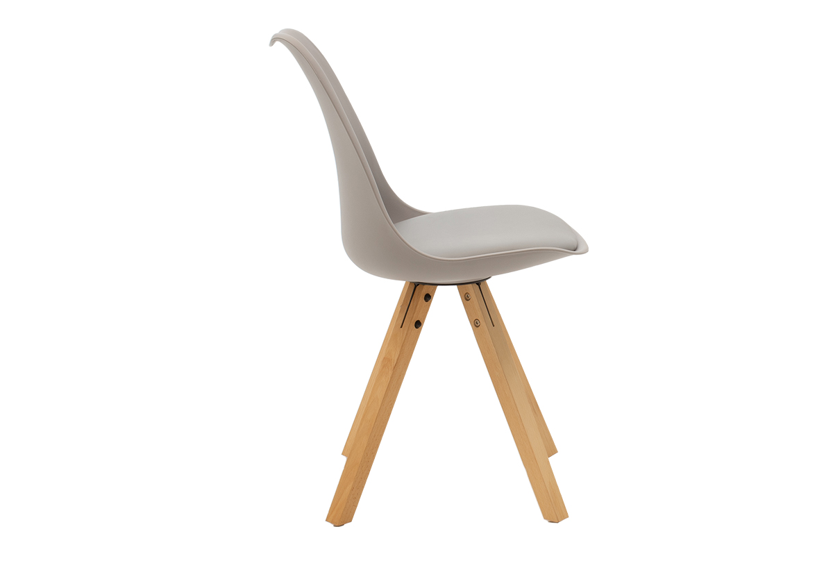 Απεικονίζεται η καρέκλα από το πλάι.